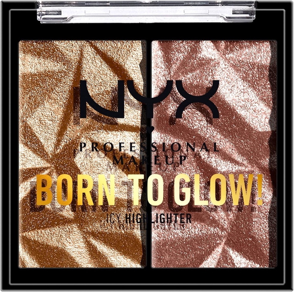 NYX Professional Makeup Born to Glow Highlighter Palette - Bout the Bronze New